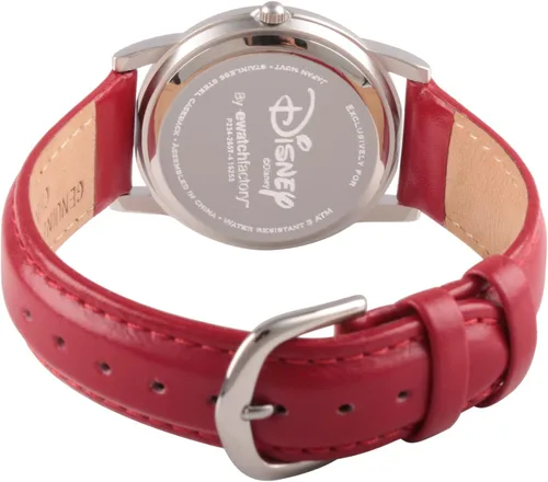 Miniatura 2 de Disney Mickey Mouse Adult Classic Cardiff Articulating Hands Analog Quartz Leather Strap Watch