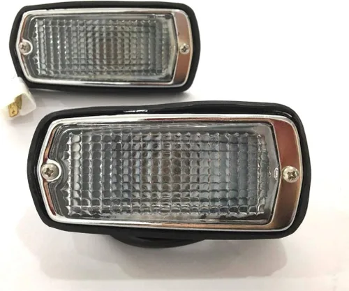 TRS Luces de marcador laterales delanteras lente transparente para DATSUN 510 240Z 260Z 280Z 120Y B210 1200