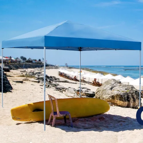 Miniatura 2 de F2C Tienda de campaña plegable ajustable de 10 x 10 pies, refugio de protección solar impermeable al aire libre con bolsa de transporte con ruedas