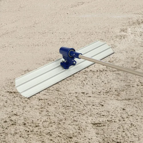 Miniatura 2 de Bull Herramientas de flotador de hormigón de 35 x 8 "de extremo redondo azul aleación de titanio y magnesio máquina de flotador manual de cemento