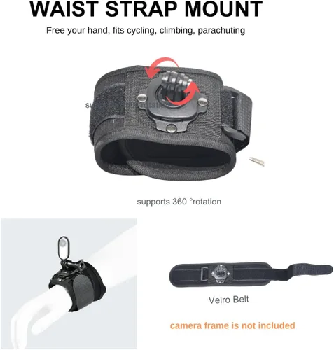 Miniatura 5 de Kit de accesorios para Insta360 Go Ultra - Montaje en el pecho, correa para la cabeza, agarre de mano y soporte de mochila para cámara de acción Go