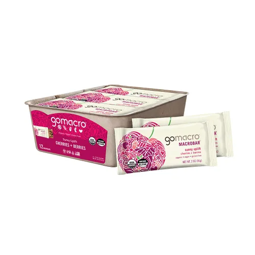 Miniatura 7 de Barritas de proteína GoMacro veganas y orgánicas