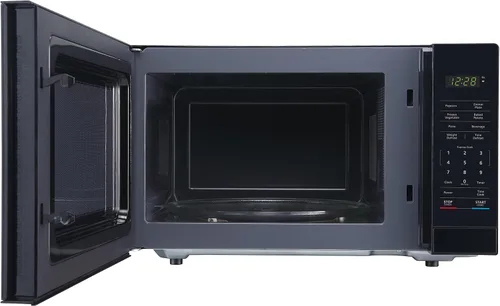 Miniatura 4 de Magic Chef Horno microondas compacto para encimera, 1000 vatios, negro, 1.1 pies cúbicos - Aparato de cocina digital con cocción de un solo toque