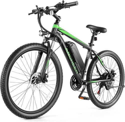Miniatura 10 de Bicicleta eléctrica Ancheer para adultos, [Motor de pico de 750W] Bicicleta eléctrica de montaña, Ebike Sunshine de 26", Bicicleta eléctrica de 55