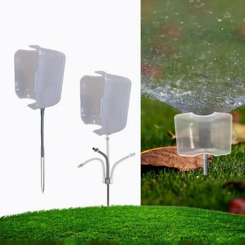2 protectores de rociadores ajustables, protector contra salpicaduras para césped, protector de rociadores subterráneos (talla A)