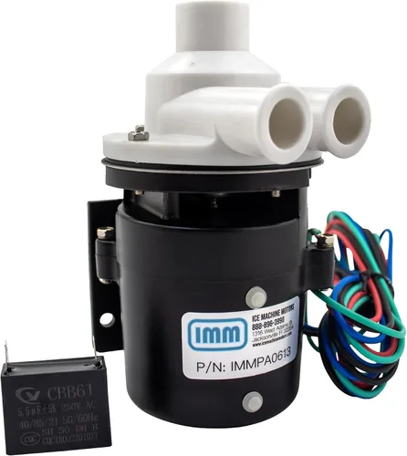 Miniatura 9 de IMM Reemplazo del conjunto del motor de la bomba de agua para Hoshizaki PA0613 Incluye condensador