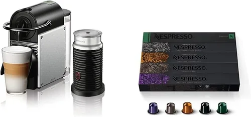 Miniatura 11 de Máquina de café expreso Nespresso Pixie por De'Longhi con Aeroccino de aluminio