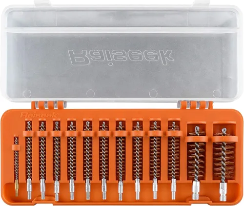 Miniatura 6 de Raiseek Juego de cepillos de limpieza para armas de 10 unidades, cepillos de cerdas de latón y nylon de doble punta multifuncionales