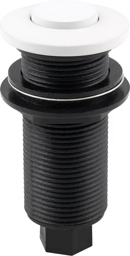 Miniatura 12 de Westbrass ASB-B3-19 - Interruptor de aire de repuesto para eliminación de desechos en la parte superior del fregadero, botón empotrado, bronce