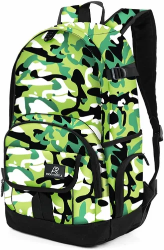 Miniatura 42 de Mochila escolar estilo Rickyh, mochila de viaje para hombres y mujeres, mochila ligera con compartimento para portátil, Tamaño único