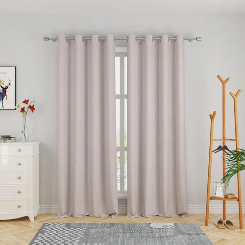 Miniatura 81 de UPOPO Cortinas de niveles de cocina negras de privacidad de lino texturizado de 24 pulgadas de largo, cortinas de café sobre el fregadero, cortinas