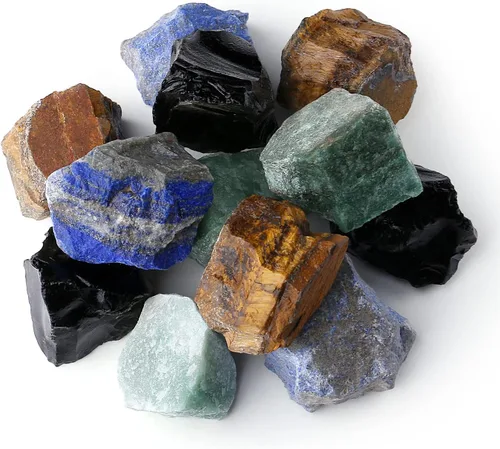 Miniatura 15 de LAIDANLA 1 libra 2" Piedras en Bruto Naturales de Amazonita Cristales Grandes Crudos a Granel Piedras Preciosas Curativas para Sanación Reiki