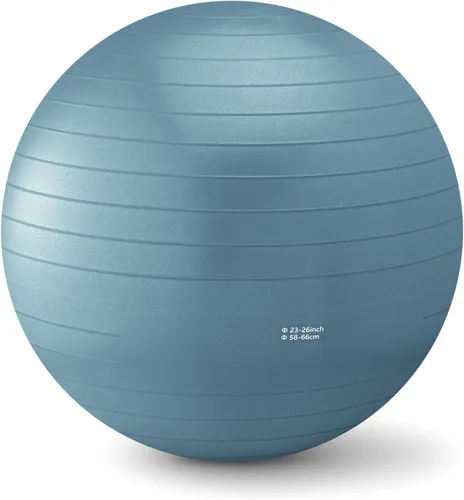 Miniatura 5 de Amazon Basics - Pelota antiestallido para ejercicios con bomba, diámetro de 23-26