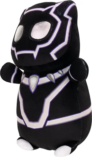 Miniatura 4 de Squishmallows Original Marvel Spidey y sus Increíbles Amigos HugMees de Pantera Negra de 10 pulgadas – Peluche Oficial Ultrasuave de Jazwares