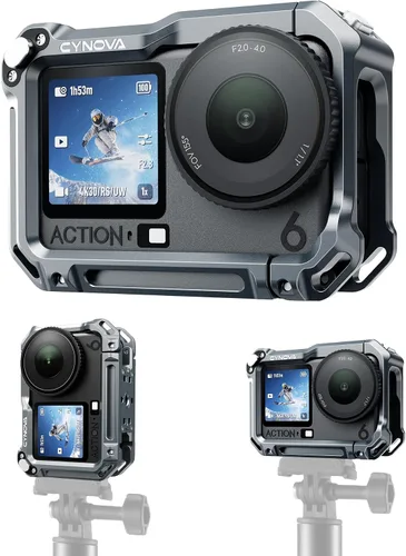 Miniatura 10 de CYNOVA Insta 360 X4 - Marco utilitario con cubierta de lente de silicona para accesorios Insta360 X4, compatible con protector de lente