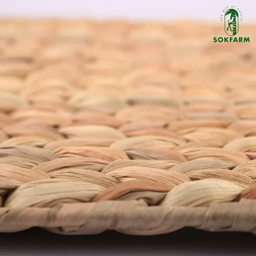 Miniatura 4 de Juego de 10 manteles individuales tejidos bohemios, individuales para mesa de comedor, manteles individuales de Pascua Farmhous Egreen, individuales