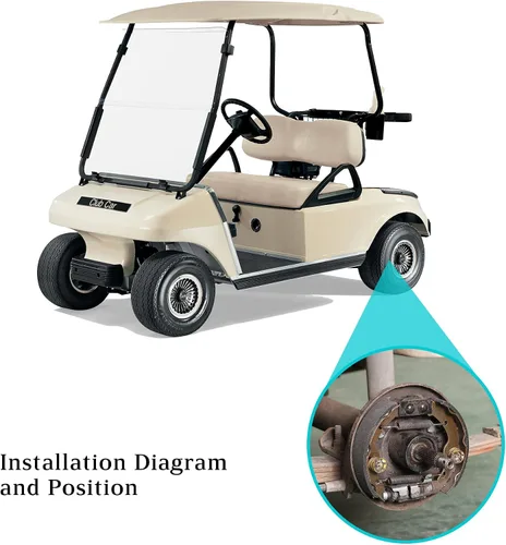 Miniatura 4 de 10L0L Kit de muelles de zapatas de freno para Club Car DS Precedent Golf Carts 1980-UP, reemplazar OEM # 1018163-01 1011466