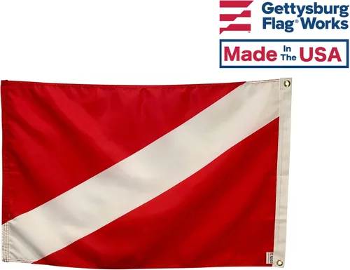 Miniatura 2 de Bandera náutica de señal de barco de 2 x 3 pies, fabricada en Estados Unidos