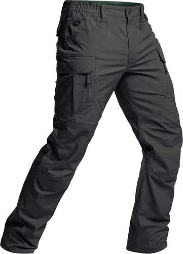 Miniatura 197 de CQR – Pantalones tácticos elásticos tipo cargo para hombre, resistentes al agua, de tela ripstop (antidesgarros), ligeros, ideales para uso diario