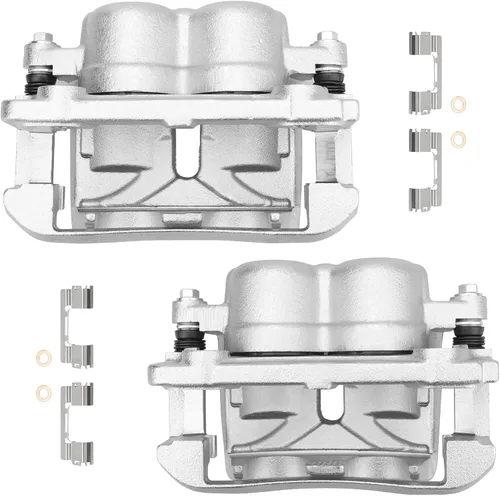 Juego de pinzas de freno de disco delantero 18B4974 18B4975 para Ford F-150, 2005-08 para Ford Lobo, 2006-08, 2006-08 para Lincoln Mark LT