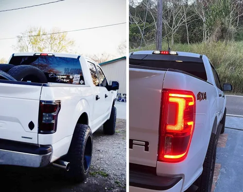 Miniatura 5 de iJDMTOY Conjunto de luz de freno/stop de montaje alto LED completo con lente ahumada compatible con Ford 2015-2020 F-150, 2017 y posteriores F-250