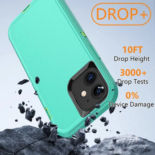 Miniatura 4 de YmhxcY Funda para iPhone 11 a prueba de golpes, a prueba de caídas, a prueba de polvo, a prueba de caídas, 3 capas, duradera, funda de teléfono