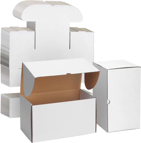 Miniatura 12 de WIFTREY Paquete de 40 cajas de envío pequeñas de 4.6 x 2.2 x 2.2 pulgadas para embalaje de pequeñas empresas, caja de correo de cartón corrugado