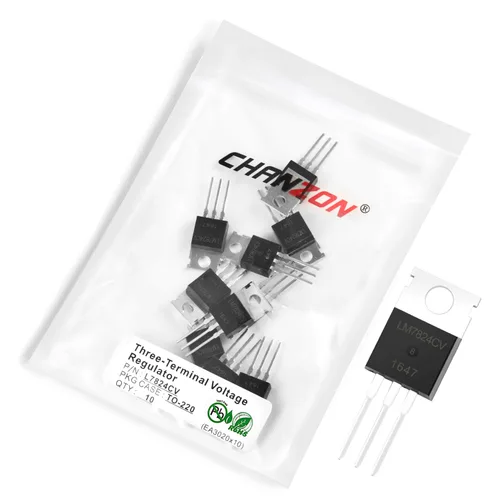 Miniatura 7 de Chanzon TL431 TO-92 Regulador de voltaje ajustable positivo IC, regulador positivo de tres terminales para administración de energía