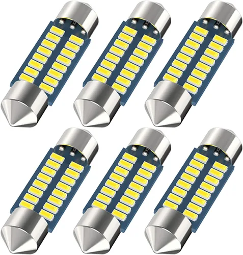 Miniatura 8 de Bombilla LED festoon 578 Serundo Auto 211-2 para auto de 41mm 42mm 1.65in 212-2 para luz de mapa y cúpula del auto, 22SMD 3014 chips bombilla LED