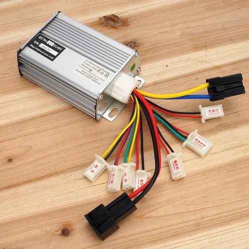 Miniatura 3 de Controlador de mercado secundario de 48V 1000W para motor eléctrico cepillado, motor de scooter con terminal de conector de batería negra