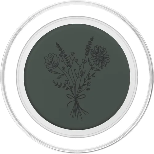 Miniatura 2 de Midnight Green Wildflower Floral Flower Design PopSockets PopGrip for MagSafe