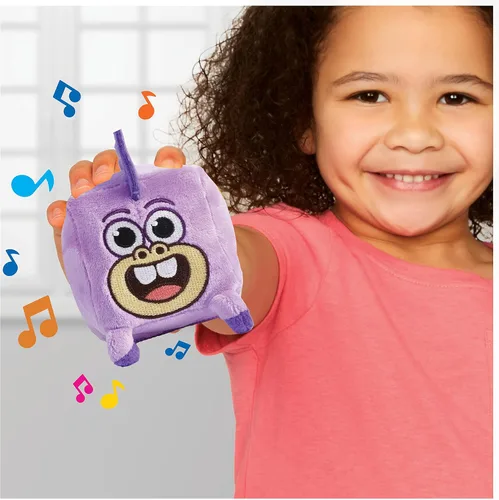 Baby Shark's Big Show! Cubo de canción – Chucks Plushie con canción temática de Baby Shark – Bonitos animales de peluche para niños pequeños