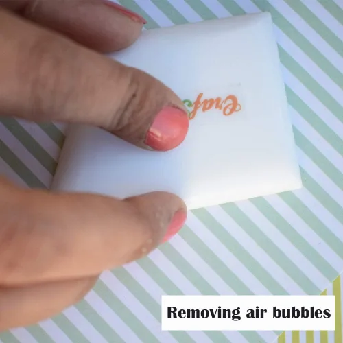 Miniatura 5 de CrafTreat Carpeta de hueso de teflón y herramienta de puntuación – Ergo Square – Marcador de papel para manualidades de papel, origami