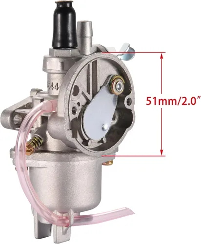 Miniatura 3 de WOOSTAR Repuesto de carburador PZ13 de 0.512 in para 2 tiempos, 47 cc, 49 cc, 50 cc, motor de motocicleta de bolsillo, mini quad, ATV