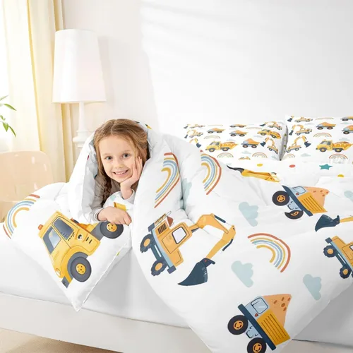 Miniatura 22 de Homewish Juego de edredón de juegos deportivos de pelota, tamaño twin, juego de ropa de cama de béisbol y baloncesto, 2 piezas para niños
