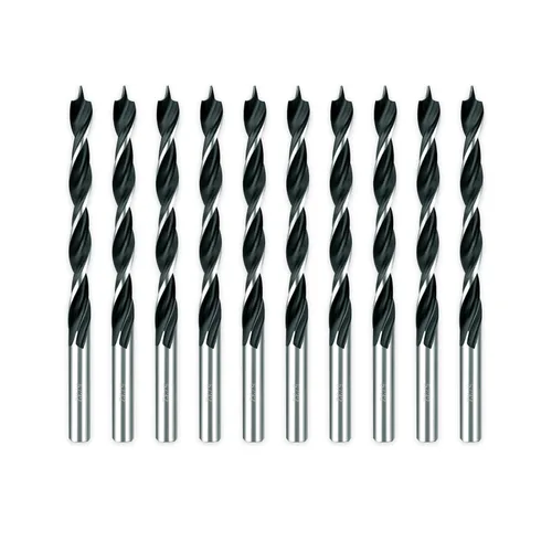 Miniatura 12 de Brocas helicoidales HSS M35 de 13/64 pulgadas, acero de alta velocidad, paquete de 10, adecuadas para aceros, hierro fundido, acero inoxidable
