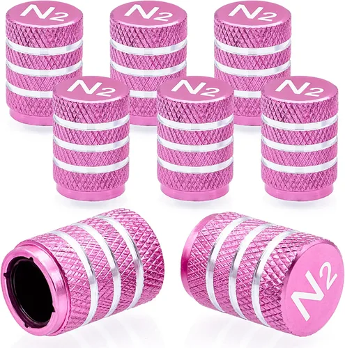 Miniatura 23 de 4 piezas de tapas de válvula de rueda con forma de punta, válvula de rueda de aleación de aluminio con punta, universal para automóviles, SUV