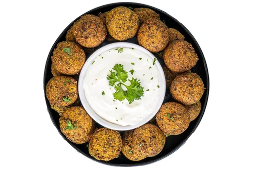Miniatura 6 de Sadaf Falafel Mix – Mezcla de Falafel Mediterráneo – Plato clásico de Oriente Medio – Falafel vegetariano – Sin MSG – Sin conservantes artificiales
