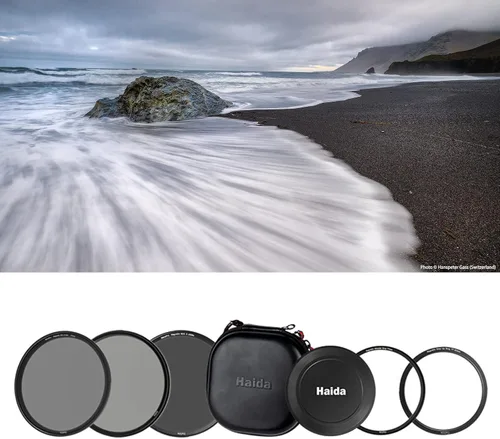 Miniatura 6 de Haida NanoPro Kit magnético contiene anillo adaptador de filtro y bolsa CPL/1.8/3.0 Filtro magnético Tapa de lente pequeña a grande Filtro de anillo