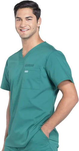 Miniatura 3 de Cherokee Scrubs for Men V-Neck Top, Workwear Professionals Soft Stretch WW675