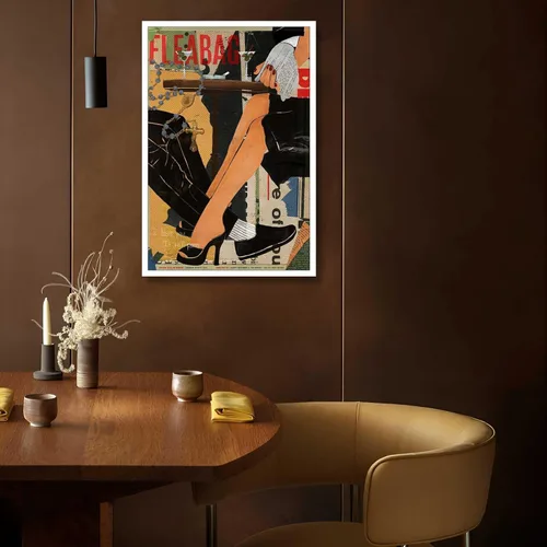 Miniatura 7 de Póster Colorido Retro de Moda Fleabag Divertido I Love You Is Will Pass Arte de Pared en Lienzo Decoración Funky para Carrito de Bar Impresiones