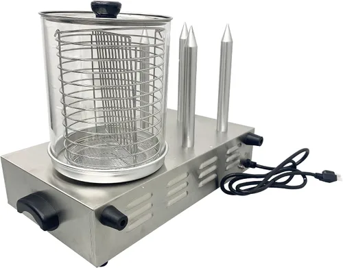 Miniatura 2 de TECHTONGDA Vaporizador para perros calientes, parrilla de salchichas, calentador eléctrico para bollos, calentador de perros calientes, calentador