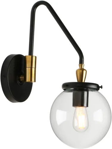 Miniatura 10 de Pathson Lámpara de pared industrial con brazo oscilante, lámpara de tocador de pared ajustable para baño, lámpara de pared cableada para mesita