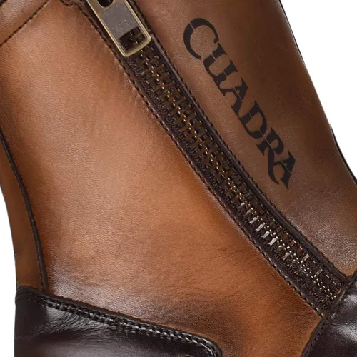 Miniatura 6 de CUADRA Botas urbanas para hombre en cuero genuino marrón Marrón