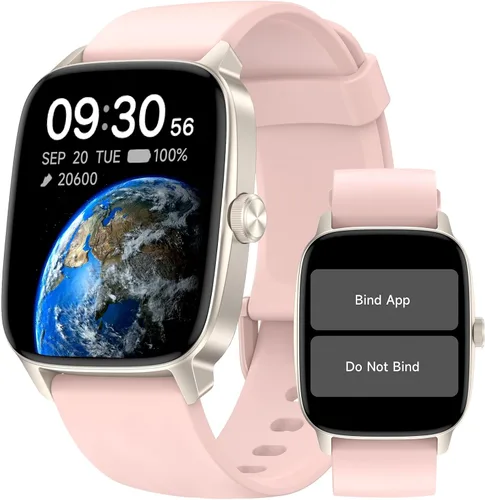 Miniatura 10 de DAVIKO Reloj podómetro, apto para personas mayores, no requiere aplicación/teléfono, reloj de seguimiento de fitness impermeable con contador