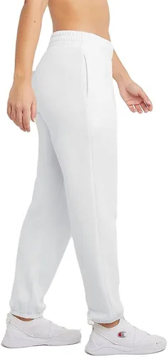 Miniatura 4 de Champion Powerblend Boyfriend - Pantalones deportivos para mujer, pantalones deportivos de forro polar de gran tamaño, pantalones deportivos