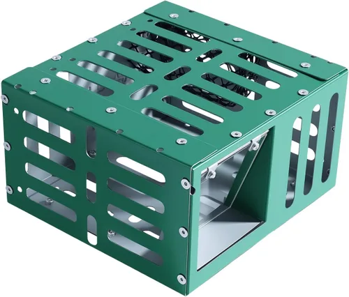 Trampas humanitarias para ratones pequeños, trampa de metal reutilizable para atrapar y liberar en vivo, segura para niños y mascotas, fácil de usar