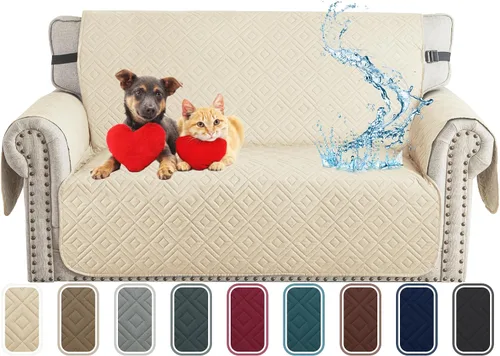 Miniatura 9 de XINEAGE Funda 100% impermeable para silla y sofá para mascotas, funda antideslizante para sofá, fundas lavables para silla, protector de muebles