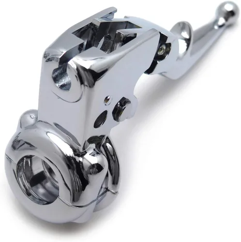 Soporte de montaje de palanca de embrague cromado para Harley Softail Springer 96-06/Road Glide 98-07 [P/N: MT436-003-GBK]