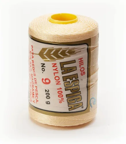Miniatura 7 de N° 9 - 100% Cordón de Hilo de Nylon Omega para Tejer y Crochet - 01 Blanco